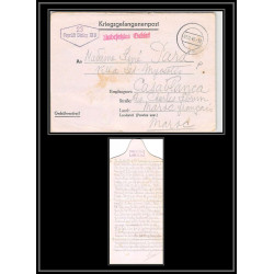 099694 stalag 11b kriegsgefangenenlager 1940 casablanca maroc prisonniers allemagne germany lettre cover