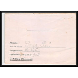 099694 stalag 11b kriegsgefangenenlager 1940 casablanca maroc prisonniers allemagne germany lettre cover