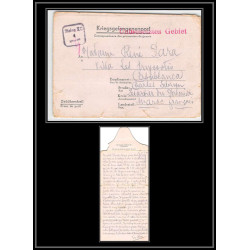 099698 stalag 10c kriegsgefangenenlager 1941 maroc casablanca prisonniers allemagne germany lettre cover