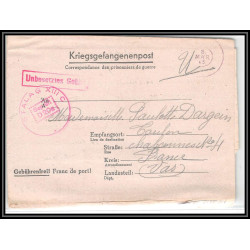 099699 stalag 13c kriegsgefangenenlager 1943 toulon var prisonniers allemagne germany lettre cover