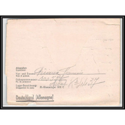 099699 stalag 13c kriegsgefangenenlager 1943 toulon var prisonniers allemagne germany lettre cover