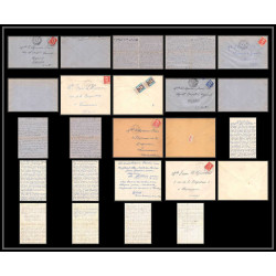 099700 LAC Pont Réan marine 1951 france naval navale lot 6 lettres covers