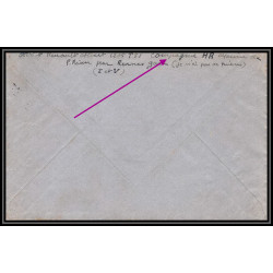 099700 LAC Pont Réan marine 1951 france naval navale lot 6 lettres covers