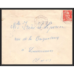 099700 LAC Pont Réan marine 1951 france naval navale lot 6 lettres covers