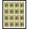 425 Sharjah MNH ** Mi N° 602 / 609 B japanese paintings osaka 70 Exposition universelle feuille sheet non dentelé imperf