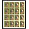 425 Sharjah MNH ** Mi N° 602 / 609 B japanese paintings osaka 70 Exposition universelle feuille sheet non dentelé imperf