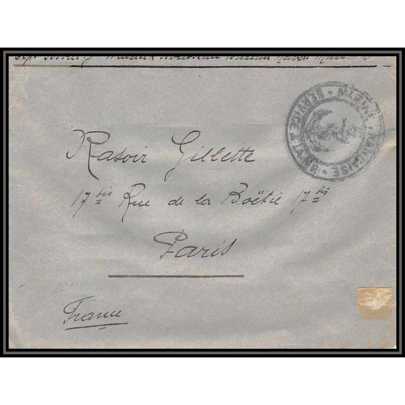 099735 marine francaise france naval navale lettre cover