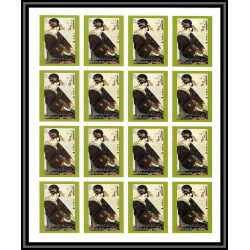 425 Sharjah MNH ** Mi N° 602 / 609 B japanese paintings osaka 70 Exposition universelle feuille sheet non dentelé imperf