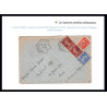 099754 agenc embarquée croiseur dupleix croisière d'espagne 17/12/1938 france naval navale lettre cover