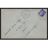 099755 agence postale embarquée croiseur dupleix croisière d'espagne 1938 france naval navale lettre cover
