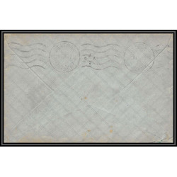 099755 agence postale embarquée croiseur dupleix croisière d'espagne 1938 france naval navale lettre cover