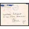 099757 lac agence embarquée cuirassé lorraine 1939 france naval navale lettre cover