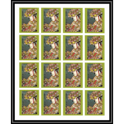 425 Sharjah MNH ** Mi N° 602 / 609 B japanese paintings osaka 70 Exposition universelle feuille sheet non dentelé imperf
