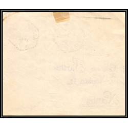 099766 agence postale embarquée cuirassé paris 1935 france naval navale devant lettre cover