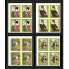 425d Sharjah MNH ** Mi N° 602 / 609 B tableaux japanese paintings osaka 70 Exposition universelle Non dentelé imperf