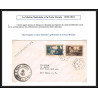 099825 griffe croiseur MONTCALM 1943 marine france naval navale lettre cover