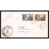 099825 griffe croiseur MONTCALM 1943 marine france naval navale lettre cover