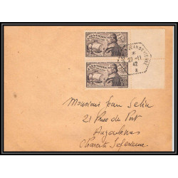 099833 DATE DU sabotage de toulon 27/11/1942 jean de vienne france naval navale lettre cover