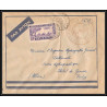 099849 mesures tarifaires par avion 1940 sénagal maroc france naval navale lettre cover