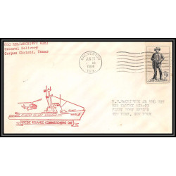 099861 usa cgc reliance wpc 615 galveston 1964 naval navale lettre cover