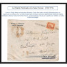 099877 par avion unité marine en indochine france naval poste navale lettre cover