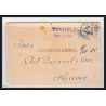 099893 1/2 timbre La Virginia colombie 1905 vapeur Markomannia la havre france naval navale devant lettre cover