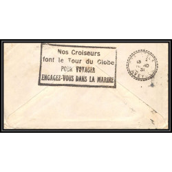 099896 marque de propagande croiseur duguay trouin 1931 mendèze aveyron france naval navale lettre cover