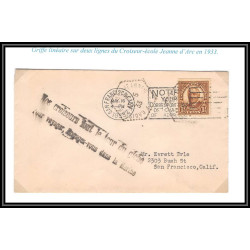 099898 marque de propagande croiseur école jeanne d'arc 1933 usa france naval navale carte postcard
