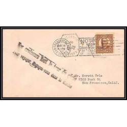 099898 marque de propagande croiseur école jeanne d'arc 1933 usa france naval navale carte postcard