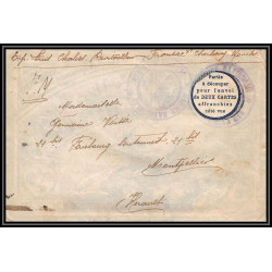 099911 agence postale embarquée ravitailleur fronsac france naval navale lettre cover