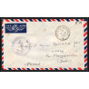 099917 Escorteur Commandant Duboc indochine 1953 france naval navale lettre cover