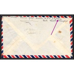099917 Escorteur Commandant Duboc indochine 1953 france naval navale lettre cover
