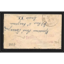 099938 torpilleur le flore 1930 mignonette france naval navale lettre cover