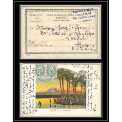 099945 le caire egypte torpilleur breveté eugene le brun 1909 france naval navale carte postcard