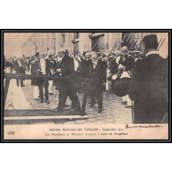 099946 france naval revue navale de toulon 1911 carte postcard