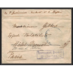 099951 torpilleur daphne 12ème escadrille france naval navale lettre cover
