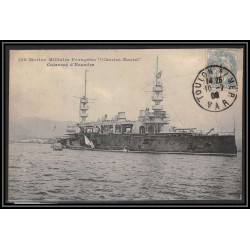 099957 cuirassé charles martel toulon 1906 france naval navale carte postcard