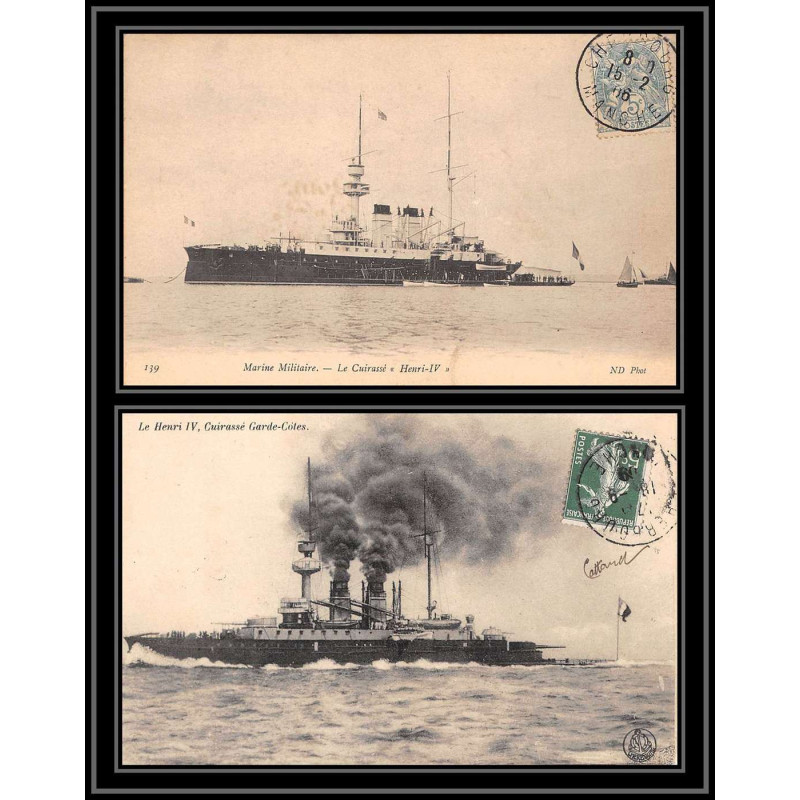 099981 Henri IV (cuirassé) 1906/1909 france naval navale carte postcard