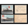 099983 cuirassé iena 1906/1907 texte explosions france naval navale carte postcard