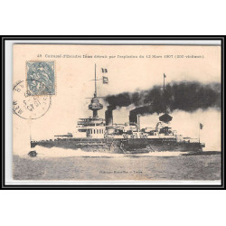 099985 cuirassé iena 1907 france naval navale carte postcard