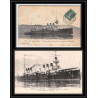 099989 croiseur le jeanne d'arc 1910 convoyeur cherbourg à paris france naval navale carte postcard