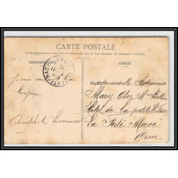 099989 croiseur le jeanne d'arc 1910 convoyeur cherbourg à paris france naval navale carte postcard