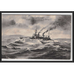 100016 cuirassé le gaulois france naval navale carte postcard