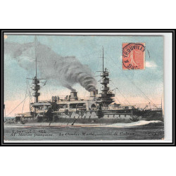 100018 cuirassé charles martel 1906 france naval navale carte postcard