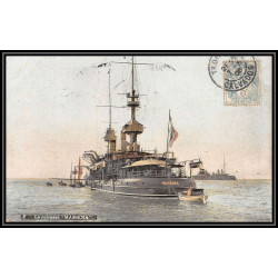 100021 cuirassé masséna 1906 france naval navale carte postcard