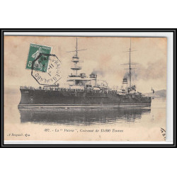 100023 cuirassé la patrie 1910 la ferté macé orne france naval navale carte postcard