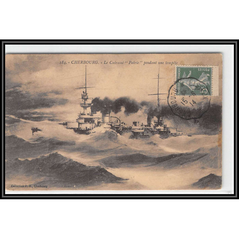 100024 cuirassé la patrie 1914 france naval navale carte postcard