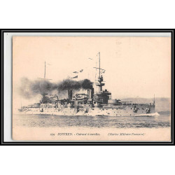 100029 cuirassé suffren avranches manche france naval navale carte postcard
