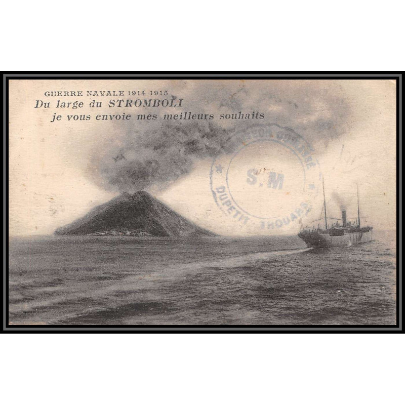 100060 croiseur croiseur dupetit thouars 1916 france naval navale carte postcard