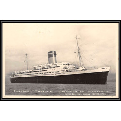 100067 suez egypt paquebot pasteur pour l'indochine 1948 france naval navale carte postcard